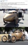 1917 GOLDEN Submarine replica racer FB