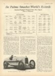 1919 2 20 De Palma Smashes World’s Records article MOTOR AGE 8.25″×11.5″ page 20