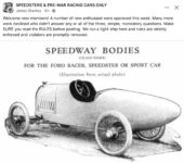 1920s ca. SPEEDWAY BODIES FB