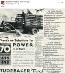 1930 STUDEBAKER truck ad FB