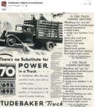 1930 STUDEBAKER truck ad FB 2