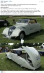 1937 PEUGEOT 402 Eclipse 3-Wheeler FB
