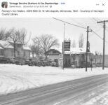 1941 Minneapolis, MN Penney’s Gas Station FB