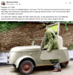 1942 PEUGEOT VLV Electric 3-Wheeler FB
