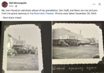 1948 12 29 Minneapolis, MN Riverview Theater Opening snapshots FB