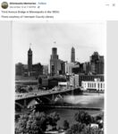 1950s Minneapolis, MN Third Avenue Bridge FB