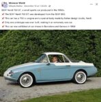 1950s SEAT Nardi 750 GT small sports car FB