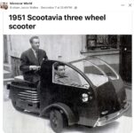 1951 SCOOTAVIA 3-Wheeler scooter FB