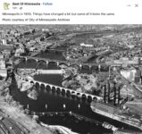1955 Minneapolis, MN Aerial view FB
