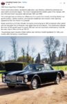 1959 FACEL Vega Facel II Prototype FB