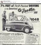 1960 ca. BMW Isetta 300 3-Wheeler ad FB