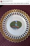 1960s ca. Minneapolis, MN Minnehaha Falls souvenir plate FB