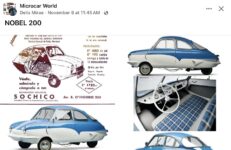1960s ca. NOBEL 200 3-Wheeler FB