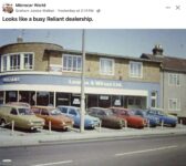 1960s ca. RELIANT 3-Wheeler dealership FB