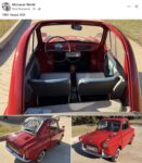 1961 VESPA 400 microcar red FB