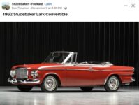 1962 STUDEBAKER Lark Convertible red B