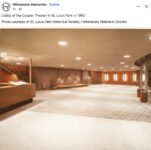 1962 St. Louis Park, MN Cooper Theater Lobby FB
