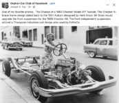 1963 CHECKER Model A11 Taxicab chassis FB