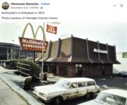 1973 Minneapolis, MN Dinkytown McDonalds FB