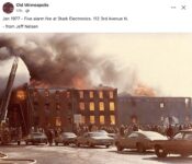1977 1 Minneapolis, MN Stark Electrics Fire FB