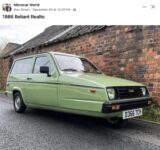 1986 RELIANT Realto 3-Wheeler FB