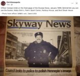 1988 1 Minneapolis, MN Police Downtown FB