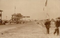 1908 11 26 Grand Prize Auto Races Judges Stand Silverstein RPPC front screenshot