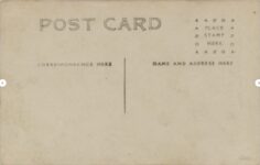 1908 New York to Paris Race ITALIAN CAR ES Lainson RPPC back screenshot