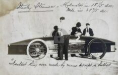 190x ca. STANLEY Steamer Racer RPPC screenshot
