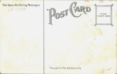 1911 ca. Fairmount Park Auto Races Car 15 postcard back screenshot