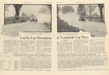 1912 10 3 Lap-by-Lap Description of Vanderbilt Cup Race L.V. Spencer article MOTOR AGE 8.5″×12″ pages 6 & 7