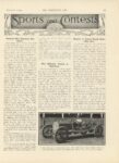 1912 11 6 Sport and Contests STUTZ Mulford Wins Election Day Derby New Officials’ Stand at Speedway articles Kentucky Throughtbred AMES racer photo THE HORSELESS AGE 8.5″×12″ page 687