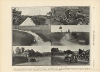 1912 7 17 SCENES FROM THE RECENT GRAND PRIX RACE OVER THE DIEPPE CIRCUIT PHOTOS THE HORSELESS AGE 12″×8.75″ page 82