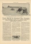 1913 5 22 Indy 500 Practice Starts for the International Motor Sweepstakes by C.L. Cummins article MOTOR AGE 8.75×12″ page 10