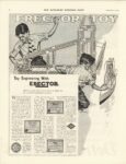 1916 12 9 ERECTOR TOY ad THE SATURDAY EVENING POST 10.75″×13.75″ page 52