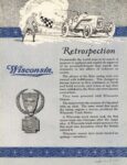 1921 1 26 Wisconsin Motor Retrospection MOTOR WORLD 8.75″×11.5 “page 1