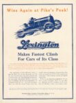 1921 11 10 Lexington Wins Again at Pike’s Peak ad MOTOR AGE 8″×11″
