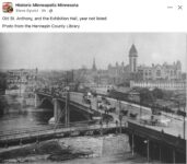 1895 ca. Minneapolis, MN Old St. Anthony FB