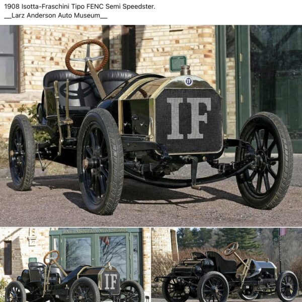 1908 ISOTTA-FRASCHINI Tipo FENC Semi Speedster FB