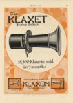 1913 1 16 KLAXON KLAXET ad MOTOR AGE 8.5″×12″ page 85