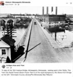 1920s Minneapolis, MN 10th Avenue Bridge Fb
