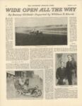 1925 9 19 WIDE OPEN ALL THE WAY By Barney Oldfield – Reported by William F. Sturm article THE SATURDAY EVENING POST 11″×14″ page 10