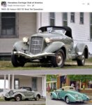 1935-36 AUBURN 852 SC Boat Tail Speedster FB