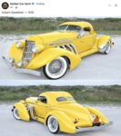 1936 AUBURN Speedster yellow FB