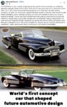 1938 BUICK Y-Job concept FB