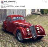 1939 ALFA ROMEO 8C 2900B Berlinetta FB