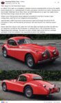 1954 JAGUAR XK 120 Fixed Head Coupe FB