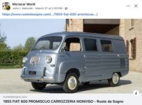 1955 FIAT 600 Promisco Carrozzeria Monviso FB