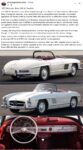 1957 MERCEDES-BENZ 300 SL Roadster FB