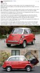 1958 BMW Isetta 600 3-Wheeler FB